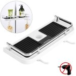 tagre de douche renfox pour la barre de douche sans perage tagre de douche de salle de bain tagre ...