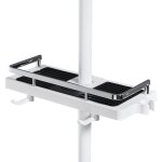Étagère de douche sans percage tablette de douche pour poteau avec support de pommeau pour barre de douche ... Étagère de douche sans percage tablette de douche pour poteau avec support de pommeau pour barre de douche ...