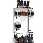 �tag�re murale cuisinesupport de porte - casque mural moto r�tro support avec planche bois 4 pattes et ...