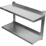 tagre murale en inox rglable en hauteur - popsmit - 80x30x40cm - cuisine