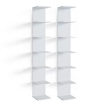 tagre murale paolo 28x190cm lot de 2 blanc vicco