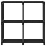 tagre de rangement tagre daffichage 4 cubes noir 69x30x725 cm tissu chy86319211