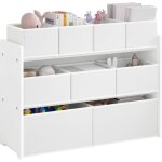 �tag�re de rangement enfant meuble rangement jouet 9 bo�tes amovible en tissu non - tiss� 92x30x60 / ...