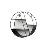 tagre ronde en fer  grille tagres combines support mural suspendu rangement chambre  coucher dcoration ...