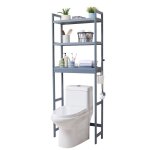 Étagère wc - vevor - meuble de rangement au - dessus des toilettes réglable 3 niveaux - convient à la ... Étagère wc - vevor - meuble de rangement au - dessus des toilettes réglable 3 niveaux - convient à la ...