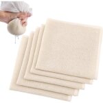 �tamine alimentaire r�utilisable - ulisem - 50x50cm - coton et lin - lot de 10