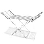 tendoir lectrique pliable chauffant fishtec 18 barres avec minuterie