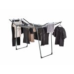 tendoir  linge leifheit pegasus 200 solid black 81695 schoir  linge avec 20m dtendage tancarville ...