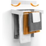 �tendoir � linge - montage mural - r�tractable - pliable pour lint�rieur ou lext�rieur - gain de place ...