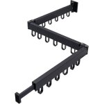 �tendoir � linge mural extensible � 3 niveaux pour balcon et salle de bain noir montage mural pliable ...