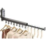 �tendoir � linge mural - twinbird - aisir - aluminium - pliable - extensible