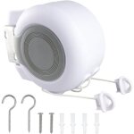 �tendoir � linge r�tractable 13 m double corde � linge robuste pour lext�rieur et lint�rieur montage ...