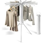 tendoir  linge trpied avec 16 poteaux en acier inoxydable de 51 cmtendoir  linge pliablecapacit ...