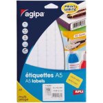 Étiquettes adhésives a5 - agipa - 12x18 mm - Étui de 1120 - multi - usages - adhésif enlevable Étiquettes adhésives a5 - agipa - 12x18 mm - Étui de 1120 - multi - usages - adhésif enlevable