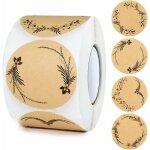 tiquettes autocollantes kraft rondes tiquettes  confiture de 5 cm tiquettes adhsives autocollant ...