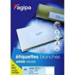 Etiquettes blanches multi - usages 99. 1x33. 9mm