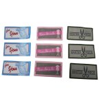 Etiquette tiss�e � coudre lot de 9 250 x 450 cm