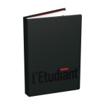 Etudiant agenda 400118771 - 12 x 18 cm - 1 jour par page - couverture pvc - 352 p - couleur noir