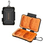 tui pour carte mmoire sd - k&f concept - 25 slots grande capacit tanche et antichoc