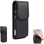 �tui ceinture t�l�phone 16. 3x8. 3cm noir holster vertical pour smartphones 6. 2 - 6. 5 pouces