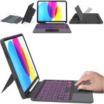 tui avec clavier amovible pour ipad (a16) 11e gnration 11 2025ipad 10e gnration 1092022 - rtroclairage ...