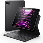 tui clavier esr ascend case lite 6b006 pour ipad pro 12. 9 2022 clavier qwertz allemand noir