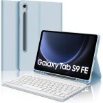 �tui clavier - home fit training - samsung galaxy tab s9 fe - azerty fran�ais - bluetooth - protection ...