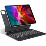 �tui clavier magn�tique pour ipad air 11 2024 (m2) / ipad air 5 2022 / pro 11 (4 / 3 / 2 / 1 gen) air ...