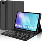tui clavier - sengbirch - samsung galaxy tab a9 8. 7 2023 - azerty franais - rtro - clair - noir ...