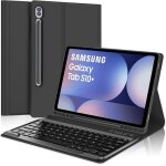 tui clavier - samsung - galaxy tab s10 + / s9 fe plus - azerty franais - bluetooth - noir