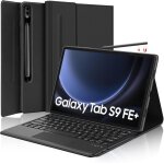 tui avec clavier pour samsung galaxy tab s10 plus / s9 fe + 124 ? disposition britannique avec pav ...