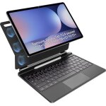 tui clavier pour samsung galaxy tab s10 + / s9 fe + / s9 + / s8 + / s7 fe / s7 + (124 pouces) clavier ...