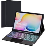 tui avec clavier pour samsung galaxy tab s6 lite 10. 4 2024 / 2022 / 2020 : diy  3 zones et 7 couleurs ...