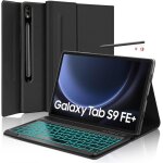 Étui clavier pour samsung galaxy tab s9 fe + / s9 plus 124 - azerty français clavier rrétroéclairé 7 ... Étui clavier pour samsung galaxy tab s9 fe + / s9 plus 124 - azerty français clavier rrétroéclairé 7 ...