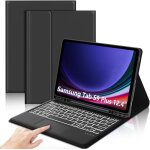 tui clavier avec trackpad pour samsung galaxy tab s9 fe + / s9 fe plus 12. 4 2023 azerty clavier rtroclair ...