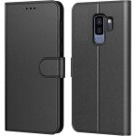 Etui coque pour samsung galaxy s9 plus protection housse en cuir pu portefeuille[emplacements cartes][languett ...