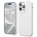 tui coque silicone liquide pour iphone 14 pro 6. 1 blanc - protection complte et antichoc