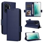 Etui pour honor 400 housse t�l�phone flip en pu cuir housse de protection en cuir business antichoc navy ...