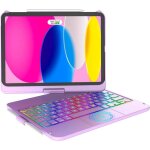 Etui pour ipad 10. 9 10me gnration avec clavierpour ipad 11 (a16) 11inchhousse de protection rotative ...