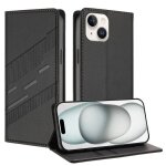 Etui pour iphone 13 / iphone 14 6. 1 tpu housse de protection antichoc en cuir avec fermeture magn�tique ...