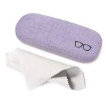 �tui � lunettes rigide �tui de protection pour lunettes bo�te de rangement avec chiffon en microfibre ...
