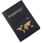tui pour passeport tui pour passeport en cuir pu avec portefeuille pour carte de crdit argent cartes ...