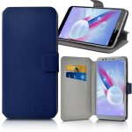 Etui porte - carte universel l (ref. bleu) pour smartphone logicom sense