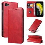 Etui portefeuille rouge apple iphone 16e 5g - housse pochette protection case