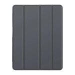 �tui de protection - jetech - ipad 2 / 3 / 4 - 97 - rabat magn�tique - gris �l�gant