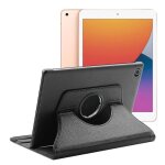Etui rotatif en simili cuir pour ipad 8 10. 2 2020 a2428 - a2429 - a2430 - noir - yuan yuan