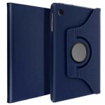 Etui rotatif en simili cuir pour lenovo tab m10 10. 1 - bleu marine - yuan yuan