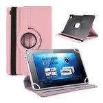 Etui rotatif en simili cuir pour lenovo tab m10 10. 1 - rose clair - yuan yuan