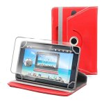 Etui rotatif en simili cuir + verre tremp� pour tablette samsung galaxy tab a sm - t550 t551 t555 sm ...