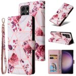 Etui pour samsung galaxy s24 ultra etui de protection en cuir pu housse avec stand et carte de cr�dit ...